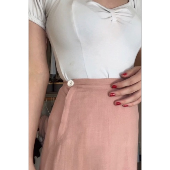 Pink 1940s skirt - Picture 2 of 6